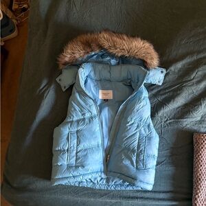 American Eagle Outfitters Sky Blue Puffer Jacket